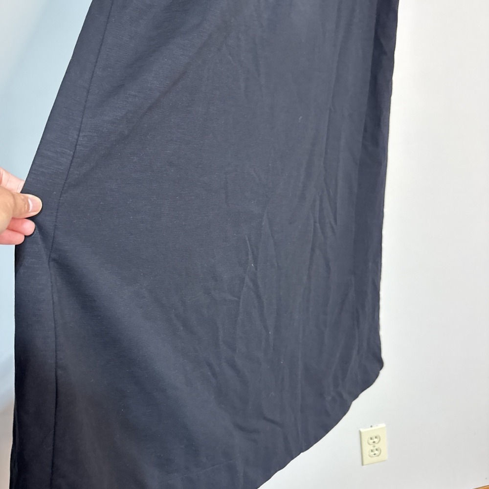 Chicos Maxi Dress Sleeveless Tank Midi Dress Pockets Black Sz 3 Size XL NWT - Picture 7 of 14
